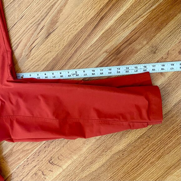 Uniqlo Cotton Blend Parka, Size Medium, Red, Hood Lightweight AdjustableWaist - Picture 13 of 15
